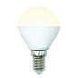 Лампа светодиодная LED-G45-6W/WW/E14/FR/MB PLM11WH Multibright 6Вт шар матовая 3000К тепл. бел. E14 100-50-10 (упак. картон) Uni