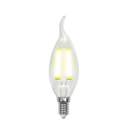 Лампа светодиодная LED-CW35-5W/NW/E14 /CL/DIM GLA01TR Air 5Вт свеча на ветру прозрачная 4000К нейтр. бел. E14 диммир. (упак. кар