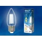 Лампа светодиодная LED-C35-5W/NW/E27/CL/DIM GLA01TR Air диммир. картон Uniel UL-00003642