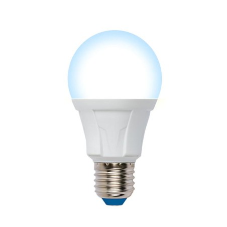 Лампа светодиодная LED-A60 10W/6500K/E27/FR/DIM PLP01WH Яркая 10Вт матовая 6500К холод. бел. E27 диммир. (упак. картон) Uniel UL