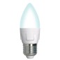 Лампа светодиодная LED-C37 7W/4000K/E27 /FR/DIM PLP01WH Яркая 7Вт матовая 4000К нейтр. бел. E27 диммир. (упак. картон) Uniel UL-