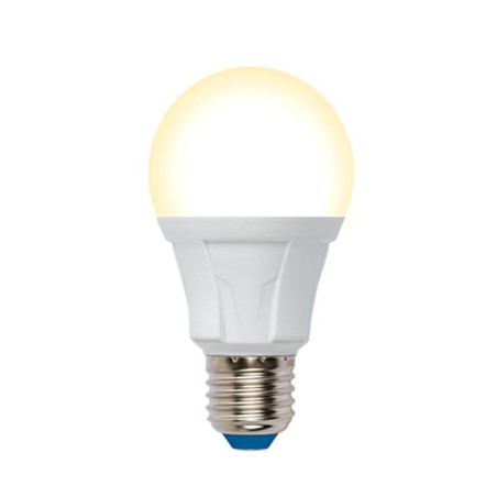 Лампа светодиодная LED-A60 12W/3000K/E27/FR/DIM PLP01WH Яркая 12Вт матовая 3000К тепл. бел. E27 диммир. (упак. картон) Uniel UL-