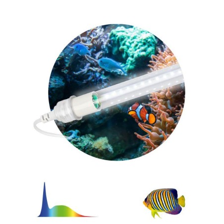 Светильник светодиодный FITO-15W-Ra90-Т8-AQUA 15Вт для аквариума (патроны в комплекте, IP20 лампа/IP65 патроны) полный спектр Эр