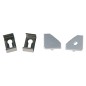 Набор аксессуаров UFE-N04 SILVER A POLYBAG для алюм. профиля крепеж. скобы 4 шт. сталь заглушки 4 шт. пластик серебр. Uniel UL-0 Набор аксессуаров UFE-N04 SILVER A POLYBAG для алюм. профиля крепеж. скобы 4 шт. сталь заглушки 4 шт. пластик серебр. Uniel UL-0