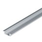 Профиль алюминиевый для LED ленты UFE-A01 SILVER 200 POLYBAG Uniel UL-00000595