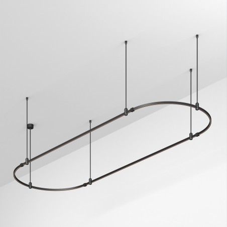 Трек ART-APRIORI-OVAL-ROD-800-3000х1000 BK IP20 металл Arlight 048509