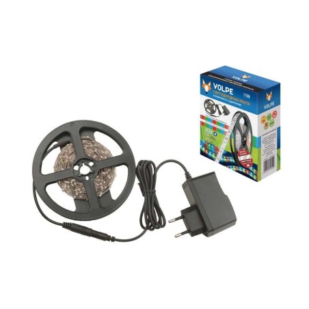 Комплект светодиодной ленты ULS-Q121 3528-54LED/m-IP20-2.5M-RGB RRP12C00 2.5м IP20 RGB, адаптер 12Вт Volpe UL-00000641