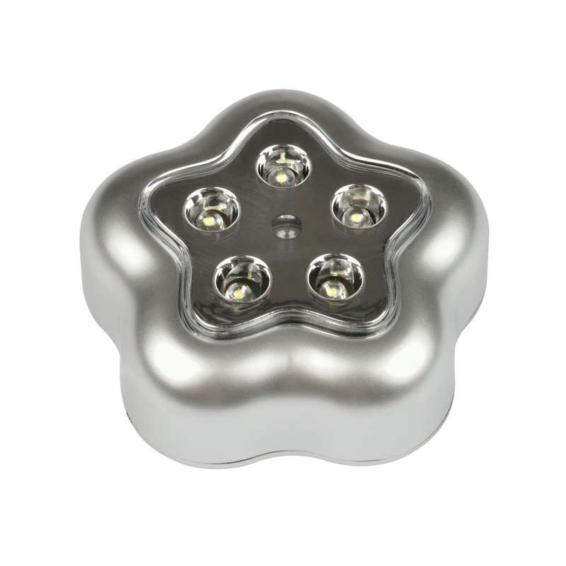 Светильник-ночник DTL-359 ок-B/Silver/5LED/3ААА пушлайт питание от 3-х батареек ААА (в комплект не входят) серебр. Uniel UL-0000 Светильник-ночник DTL-359 ок-B/Silver/5LED/3ААА пушлайт питание от 3-х батареек ААА (в комплект не входят) серебр. Uniel UL-0000