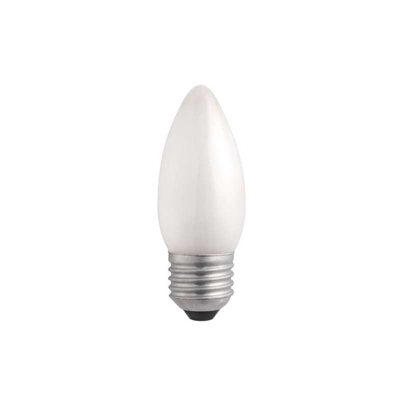 Лампа накаливания B35 240V 40W E27 frosted JazzWay 3320560 Лампа накаливания B35 240V 40W E27 frosted JazzWay 3320560