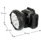 Фонарь аккумуляторный налобный LED5362 7LED 2 режима 220В пластик. черн. (бокс) Ultraflash 11256