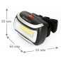Фонарь налобный LED 5380 (3Вт COB LED 3 режима черн. пласт. пакет) Ultraflash 12870 Фонарь налобный LED 5380 (3Вт COB LED 3 режима черн. пласт. пакет) Ultraflash 12870