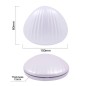 Зеркало M147-SL C01 с LED подсветкой складное 1х/5х 2хCR2032 бел. двойное Camelion 13002