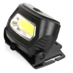 Фонарь аккумуляторный налобный LED5359 COB 3Вт 3 режима аккум. 5В пластик. черн. (бокс) Ultraflash 13803