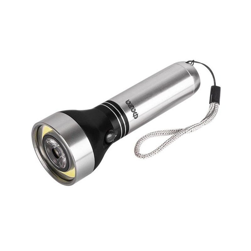 Фонарь ручной AF6-L3W/L1W-bk 3Вт COB 160лм + 1Вт LED 40лм IP44 корпус: алюм. метал. 3хAAA (не в компл.) черн./серебр. ФАZА 50234
