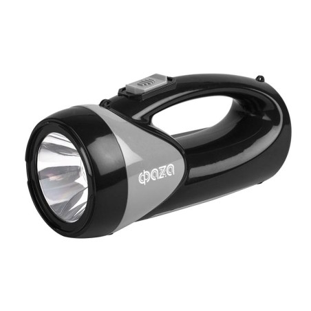 Фонарь аккумуляторный универсальный AccuF8-L1W/L12-bk 1Вт 100лм + боков. панель 12х0.5Вт 110лм аккум. 0.9А.ч ЗУ: 220В/12В IP20 ч