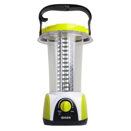 Фонарь аккумуляторный кемпинговый AccuF5-L84-gn 84SMD 0.5Вт 20-450лм аккум. 4В 1.6А.ч IP20 диммер ручка вращающаяся на 180град. 