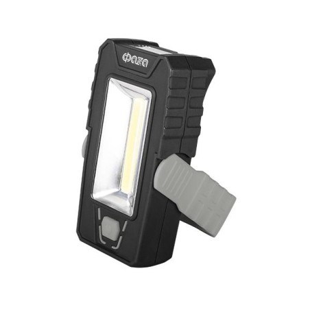 Фонарь рабочий WL2-L2W/L03-gy 2COB 150лм +3LED 30лм IP44 яркий/эконом магнитное основание с вращением на 180град. ABS-пластик пр