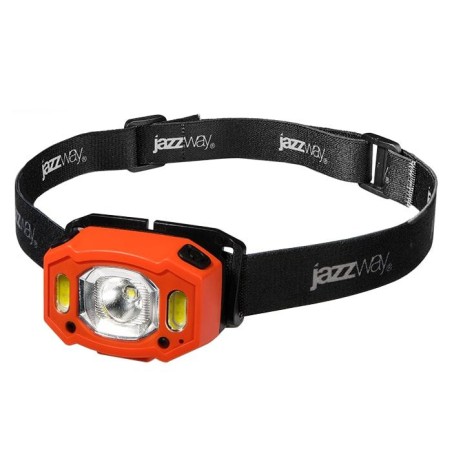 Фонарь аккумуляторный налобный AccuH3-L5W-og zoom LED 5Вт + 2хRED SMD IP54 5 режимов: 100проц. 180лм 3.5ч/50проц. 110лм 5.5ч/30п