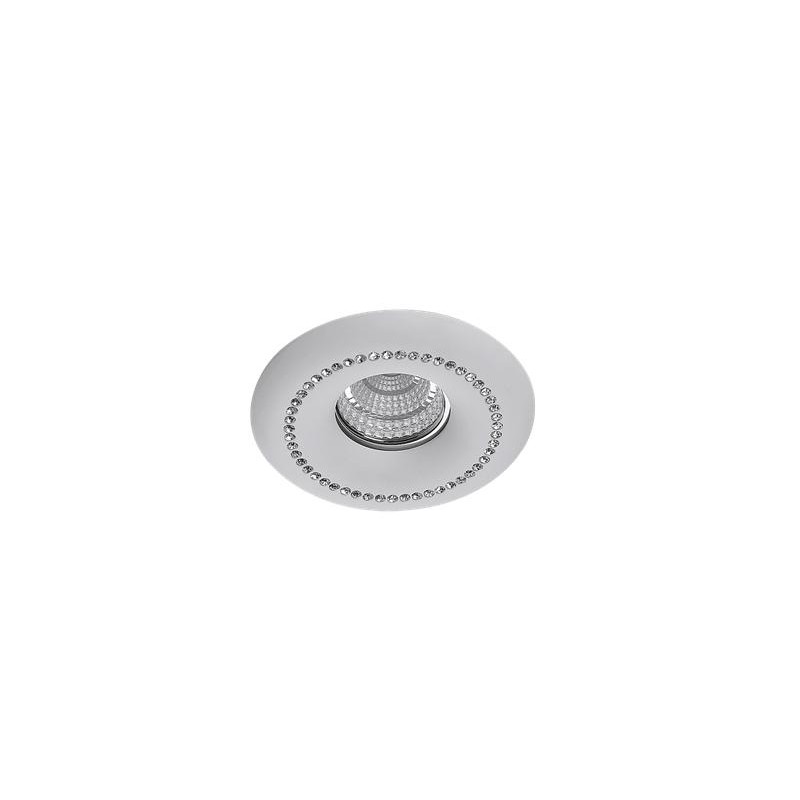 Рамка встраиваемая NC1768R-FW мат MR16 (CHARM-R1-FW) бел. DesignLed 00-00001737
