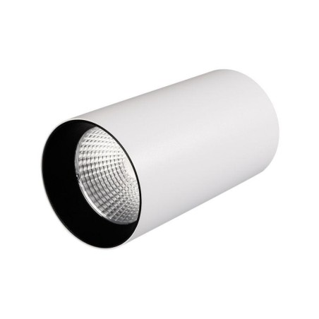 Светильник светодиодный накладной SP-POLO-R85-1-15W Warm White 40deg (White Black Ring) IP20 металл Arlight 022940