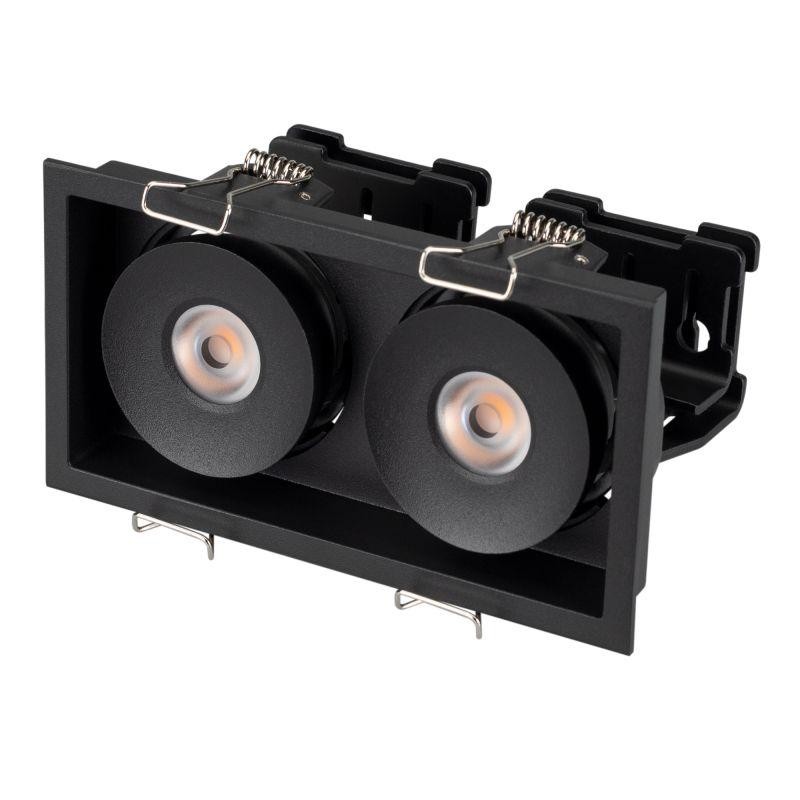 Светильник CL-SIMPLE-S148X80-2X9W DAY4000 (BK 45 DEG) (IP20 металл 3 года) Arlight 026877 Светильник CL-SIMPLE-S148X80-2X9W DAY4000 (BK 45 DEG) (IP20 металл 3 года) Arlight 026877