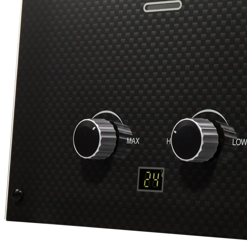 Колонка газовая GWH 10 Fonte Glass Carbon ZANUSSI НС-1194436