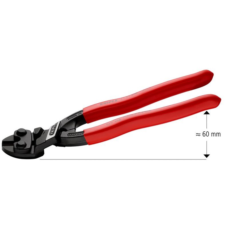 Болторез компактный голова 20град. L-200мм черн. Knipex KN-7121200 Болторез компактный голова 20град. L-200мм черн. Knipex KN-7121200