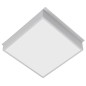 Светильник светодиодный DL-GRIGLIATO-S190x190-24W Day4000 (GR 100 deg 230) IP40 металл Arlight 047683