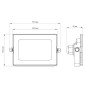 Прожектор LFL-3001 С02 LED 30Вт IP65 6500К 1900лм метал. корпус черн. Ultraflash 12316