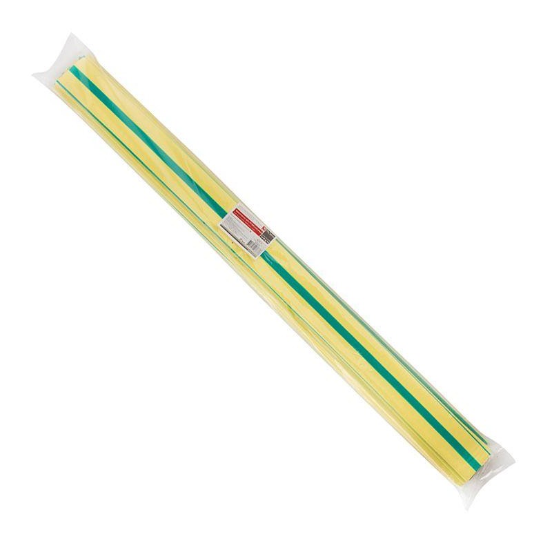 Трубка термоусадочная ТУТ нг 40/20 желт./зел. 1м (уп.25м) PROxima EKF tut-40-yg-1m Трубка термоусадочная ТУТ нг 40/20 желт./зел. 1м (уп.25м) PROxima EKF tut-40-yg-1m